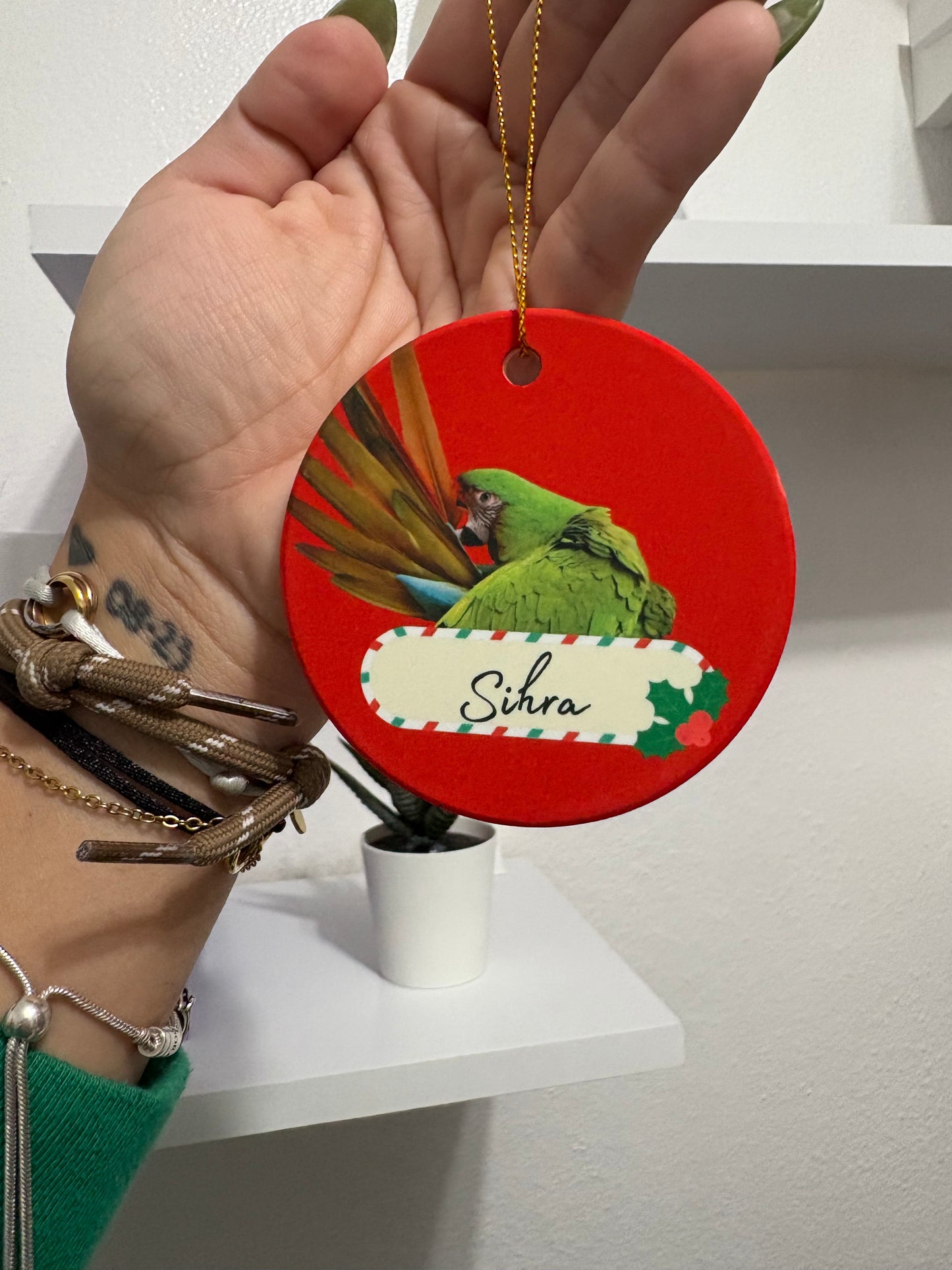 Ornamento Acrilico con Foto