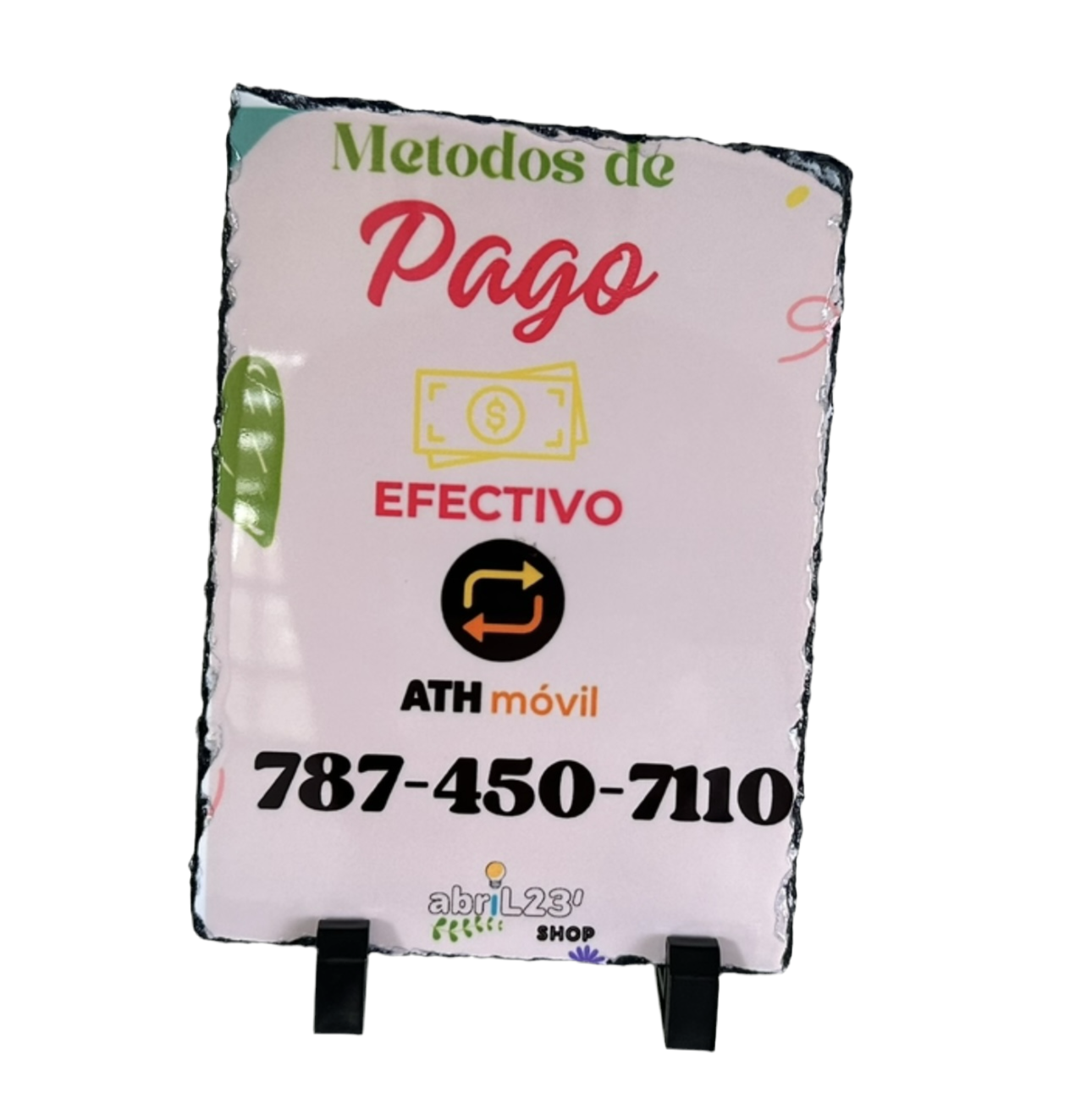Placa con Logo